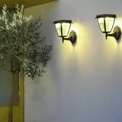 Lanterne Solaire Connectée Murale RGBW IP54 - SILAMP