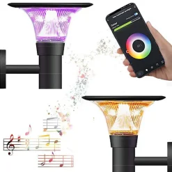 Lanterne Solaire Connectée Murale UFO RGBW IP65 (Lot de 4) - SILAMP