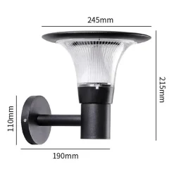 Lanterne Solaire Connectée Murale UFO RGBW IP65 (Lot de 4) - SILAMP