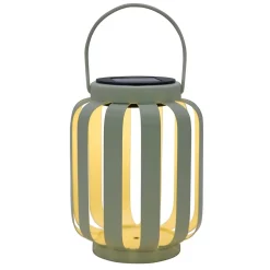 Lanterne solaire d'extérieur Chapati à LED intégrée métal blanc IP44 0,02W