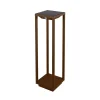 Lanterne solaire domestique LED à piles 2,2 W, IP54 Corten Zafferano