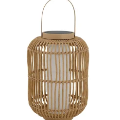 Lanterne solaire en rotin H.40 cm 5,2 W IP65 Lumisky Mariel Small