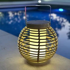 Lanterne solaire et rechargeable BEEHIVE H26cm