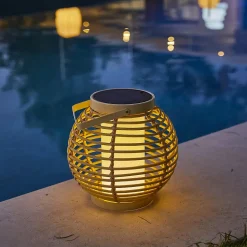 Lanterne solaire et rechargeable BEEHIVE H26cm