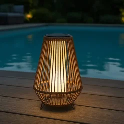 Lanterne solaire et rechargeable SALOMEA TALL H47cm