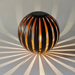 Lanterne Solaire Extérieur Boule D29CM LED - Éclairage Jardin Terrasse 3000K - Design Décoratif IP44 - 8h Autonomie - Groupe DDC