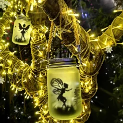 Lanterne Solaire, Mostof IP44 Étanche Extérieur Mason Jar Solaire Lampe pour Patio