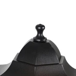 Lanterne sur pied d'extérieur noire 120 cm IP44 - La Havane