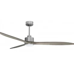 Latino - un super destratificateur et un ventilateur avec lumière, moteur DC, 166 Cm pales bois , thermostat, Wifi