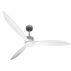 Latino - un super destratificateur et un ventilateur avec lumière, moteur DC, 166 Cm pales bois , thermostat, Wifi