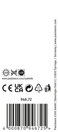 Lèche-mur LED Ocos IP67 177mm 3000K 6,2W 190lm 230V 75 Anthracite Métal