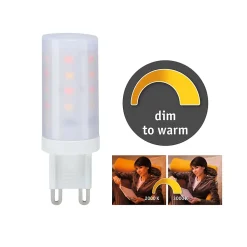 LED bi-pin G9 270lm 2000-3000K dimtowarm 4W 230V