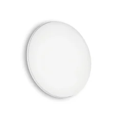 LED Extérieure Ronde Simple Flush Blanc IP65, 3000K