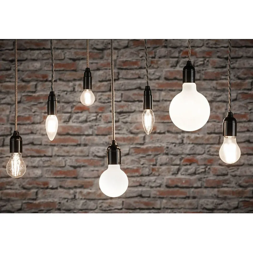 LED fil G95 806lm E27 7,5W opale gra 2700K 230V