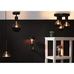 LED G125 anneau réfléch 600lm E27 2700K 6,5W 230V Argent gradable