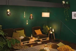 LED G125 Calotte réflectrice 600lm E27 2700K 6,5W 230V Noir Chrome gradable