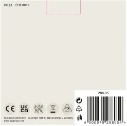 LED GU5,3 12V noir/blanc 3000K