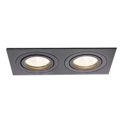 Light Prestige Metis œillet noir 2 x GU10 1 pc.