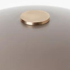 LILLIAN Lampe à poser doré/taupe mat métal -E14 28W - ampoule non incluse