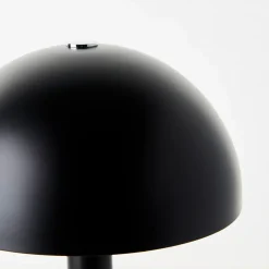 LILLIAN Lampe à poser noir/chrome métal -E14 28W - ampoule non incluse