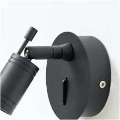 Liseuse murale noire LED - Minoa