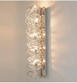 Longue lampe chromée très design 62 cm - Memphis