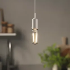 Lot 2 ampoules LED à filament T25 E14 136lm 1W = 15W Ø2.5cm Diall blanc chaud