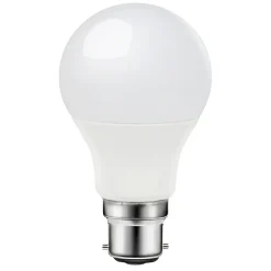 Lot 3 ampoules LED A60 B22 806lm 7.3W = 60W Ø6cm Diall blanc neutre