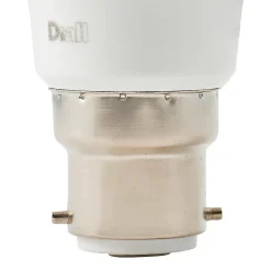 Lot 3 ampoules LED A60 B22 806lm 7.3W = 60W Ø6cm Diall blanc chaud