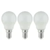 Lot 3 ampoules LED mini globe E14 470lm 4.2W = 40W Ø4.5cm Diall blanc neutre