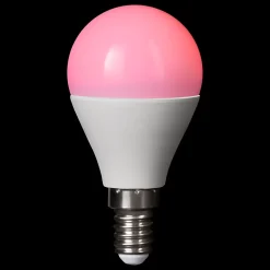 Lot 3 ampoules LED mini globe E14 470lm 5.3W = 40W Ø4.5cm Diall RVB et blanc chaud aux nuance blanc froid