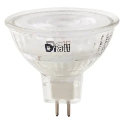 Lot 3 ampoules LED MR16 GU5.3 345lm 3.4W = 35W Ø4.4cm Diall blanc chaud