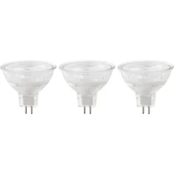 Lot 3 ampoules LED MR16 GU5.3 621lm 6.1W = 50W Ø4.5cm Diall blanc neutre