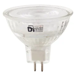 Lot 3 ampoules LED MR16 GU5.3 621lm 6.1W = 50W Ø4.5cm Diall blanc neutre