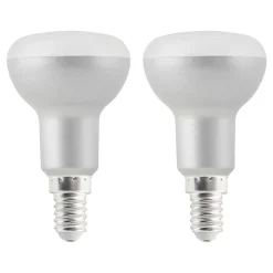 Lot 2 ampoules LED Réflecteur (R50) E14 470lm 4.2W = 40W Ø5cm Diall blanc neutre