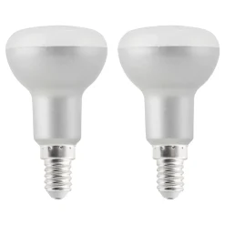 Lot 2 ampoules LED Réflecteur (R50) E14 470lm 4.2W = 40W Ø5cm Diall blanc chaud