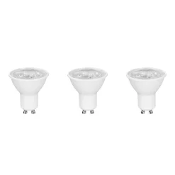 Lot 3 ampoules LED spot réflecteur GU10 345lm 3.6W = 50W Ø5cm Diall blanc chaud dimmable