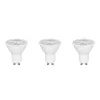 Lot 3 ampoules LED spot réflecteur GU10 230lm 2.4W = 35W Ø5cm Diall blanc neutre