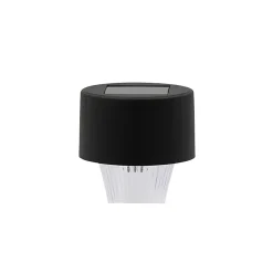 Lot 10 balises extérieures solaires Spike LED intégrée IP44 GoodHome noir