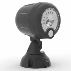 Lot 2 projecteurs à piles à détection noir IP66 200lm blanc neutre Beams