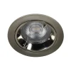 Lot 3 spots à encastrer Caius LED GU10 Ø8,5cm IP44 345lm 50W 5.2W GoodHome blanc neutre chrome