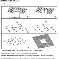 Lot de 6 - Panneau LED 60x60 40W Blanc froid 6500K encastrable Haute Luminosité