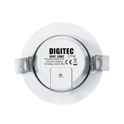 Lot de 2 - Spots à encastrer salle de bains led intégrée Etanche IP65 4000k Blanc Neutre