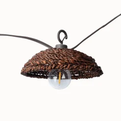 Lot de 8 abats jours Aruba pour guirlande solaire - Chromex