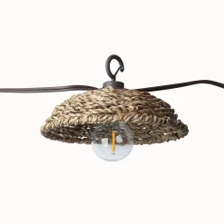 Lot de 8 abats jours Trinidad pour guirlande solaire - Chromex