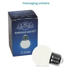 Lot de 10 Ampoules Guirlande Guinguette Led E27 Blanc Chaud - 1.5W