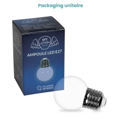 Lot de 20 Ampoules Guirlande Guinguette Led E27 Transparentes - 1.5W
