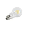 Lot de 3 ampoules LED à filament torsadé E27 A60 transparentes 3W 210lm 2200K
