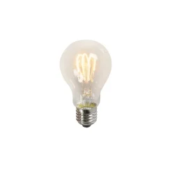 Lot de 3 ampoules LED à filament torsadé E27 A60 transparentes 3W 210lm 2200K