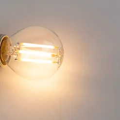 Lot de 4 ampoules LED E14 à intensité variable P45 transparentes 3W 250lm 2700K